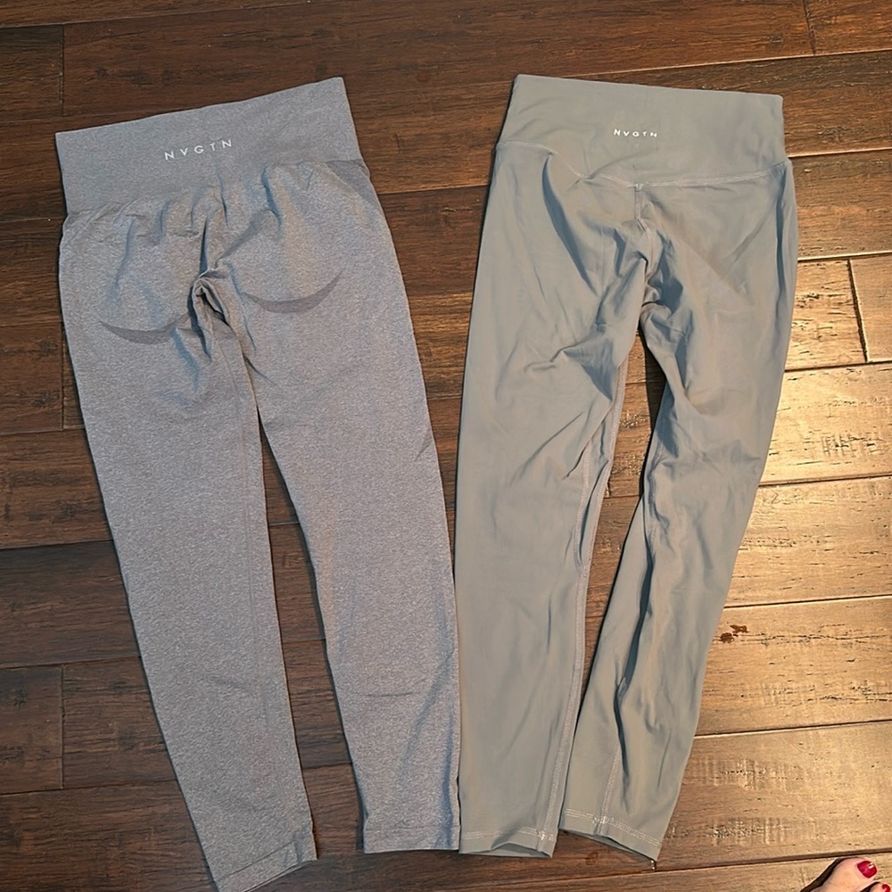 Two pairs of Large NVGTN leggings